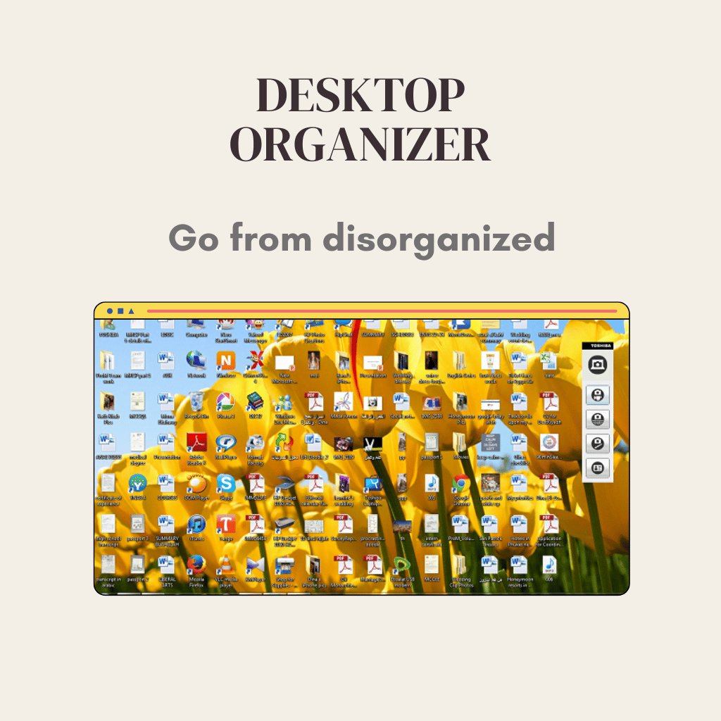 Desktop Digital Wallpaper Organizer - Nina's Planners